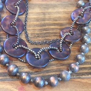 Premier Designs Jewelry Tortoise Layer Necklace